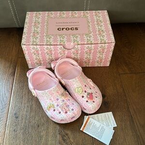 SOLD OUT NIB LoveShackFancy Crocs kids size 13